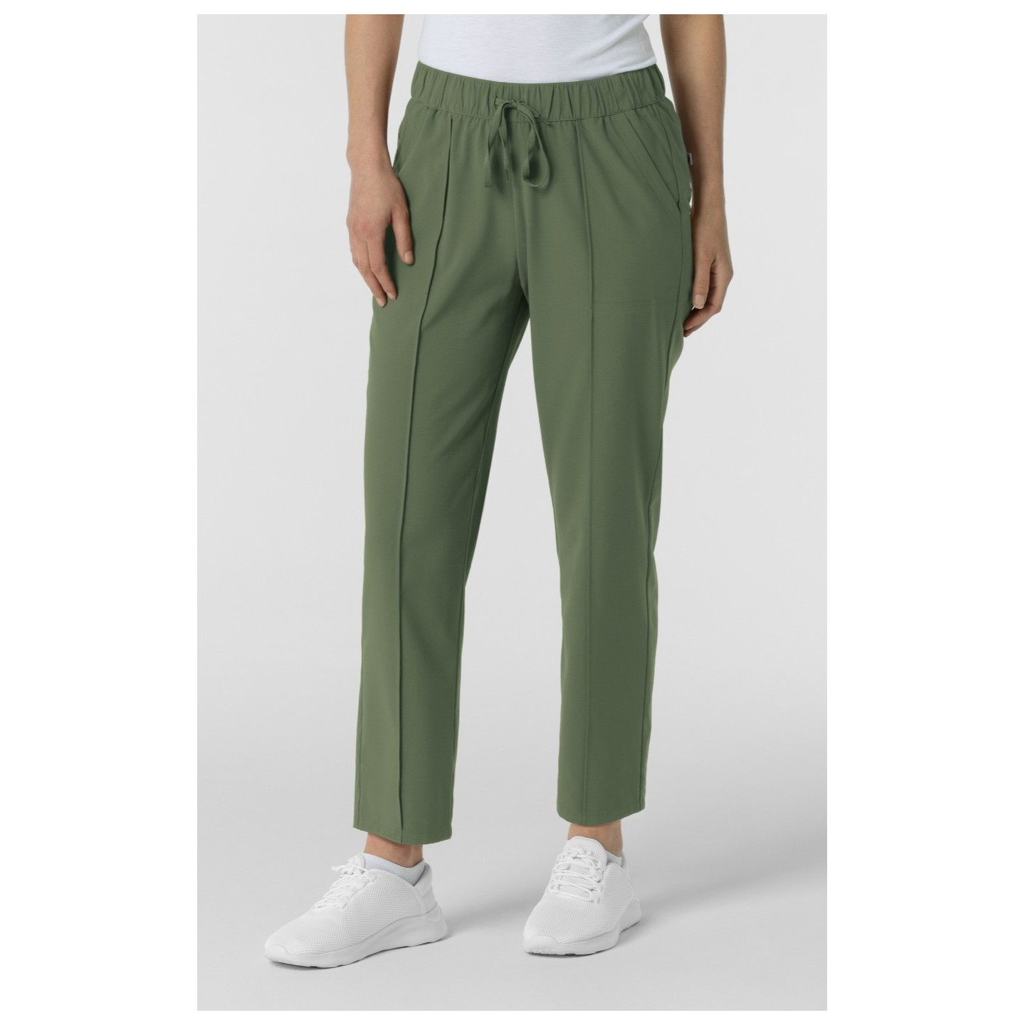 5154 Renew Pintuck Straight Leg Crop Pant by WINK