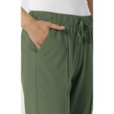 5154 Renew Pintuck Straight Leg Crop Pant by WINK