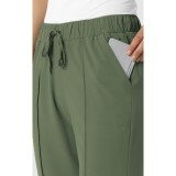 5154 Renew Pantalon Jambe Courte et Droite avec Details Pinktuck par WINK