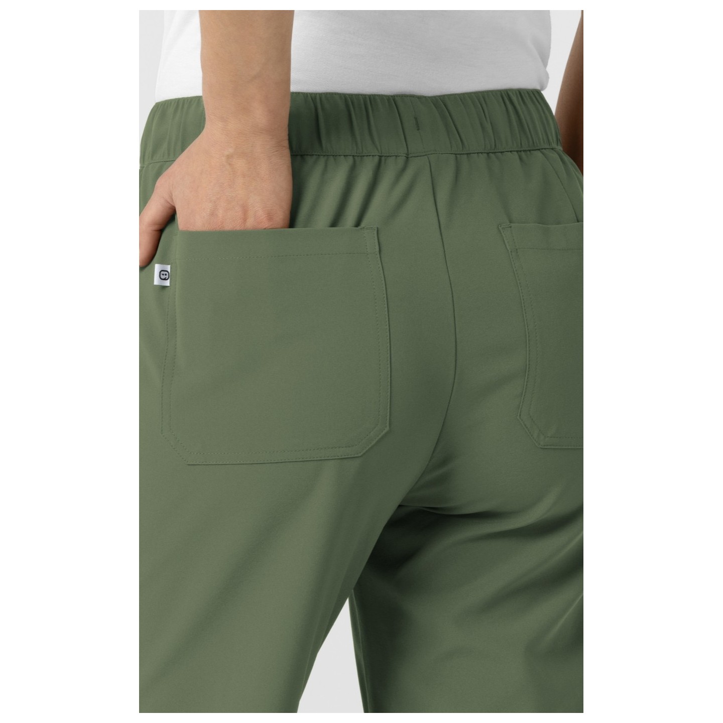 5154 Renew Pantalon Jambe Courte et Droite avec Details Pinktuck par WINK