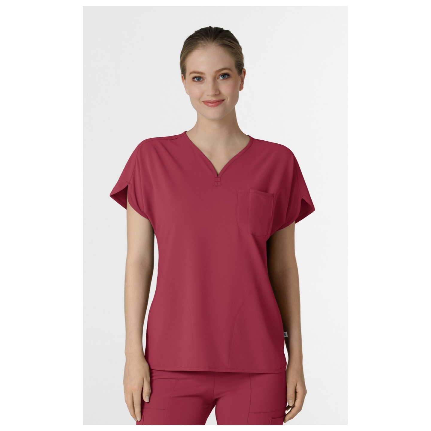6634 RENEW Women's Dolman Y-Neck Scrub Top by WINK