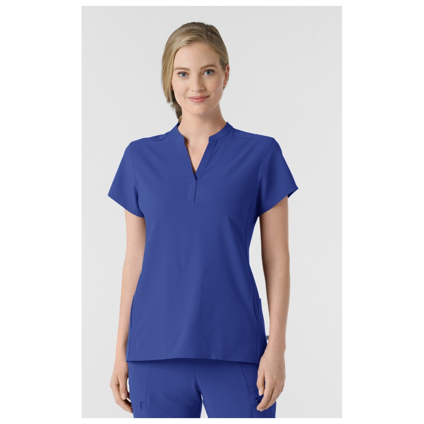 6734 RENEW Women's Mandarin Collar Scrub Top by WINK