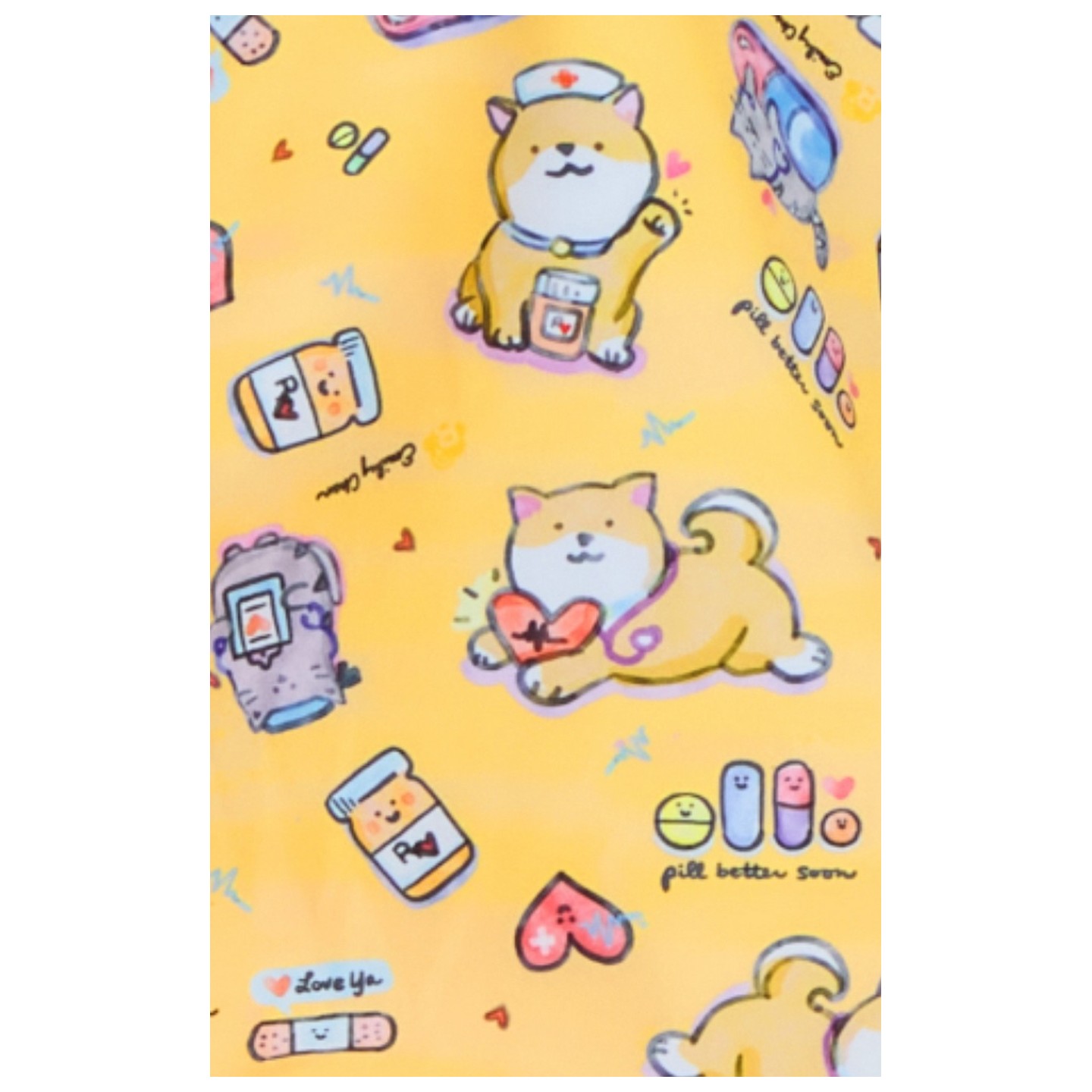 1122PRA koi Artist Series Limited Edition Rosalie Top - Medical Cuties