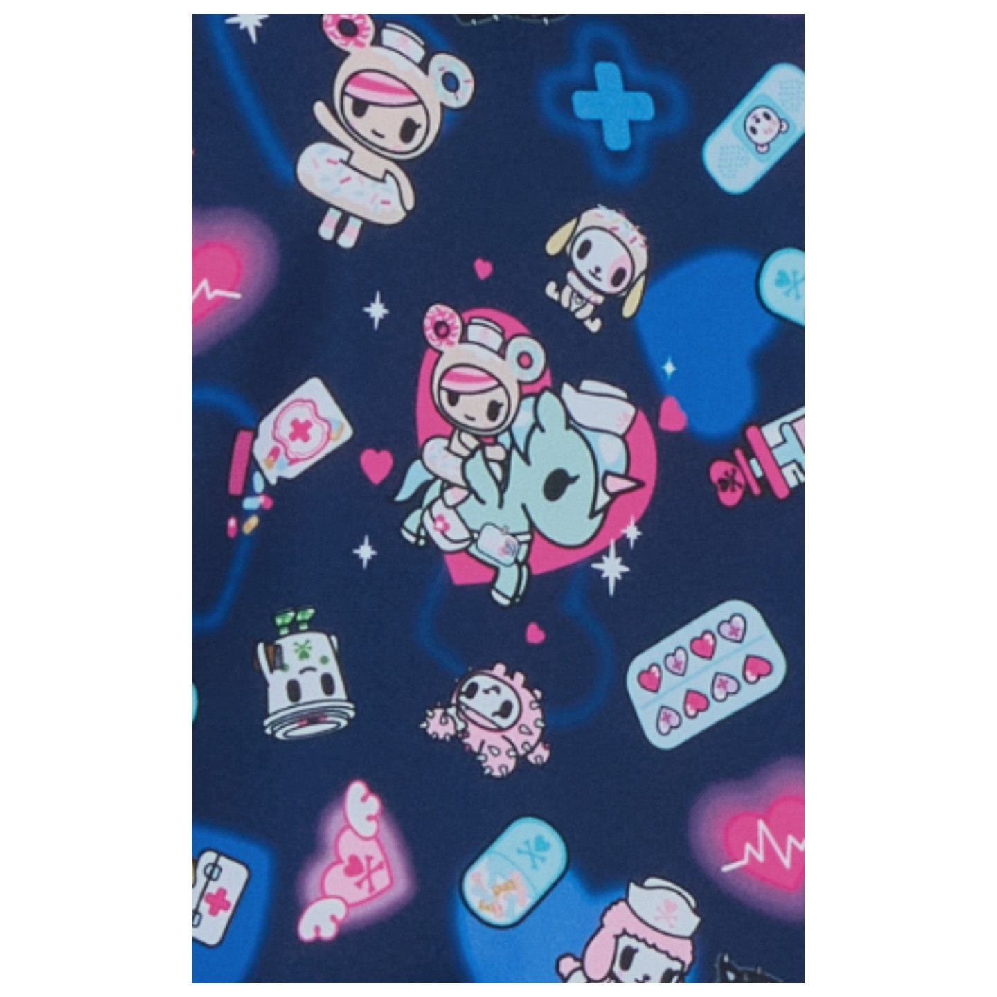 384TKD koi Basics Leslie tokidoki Print Top - Check Up