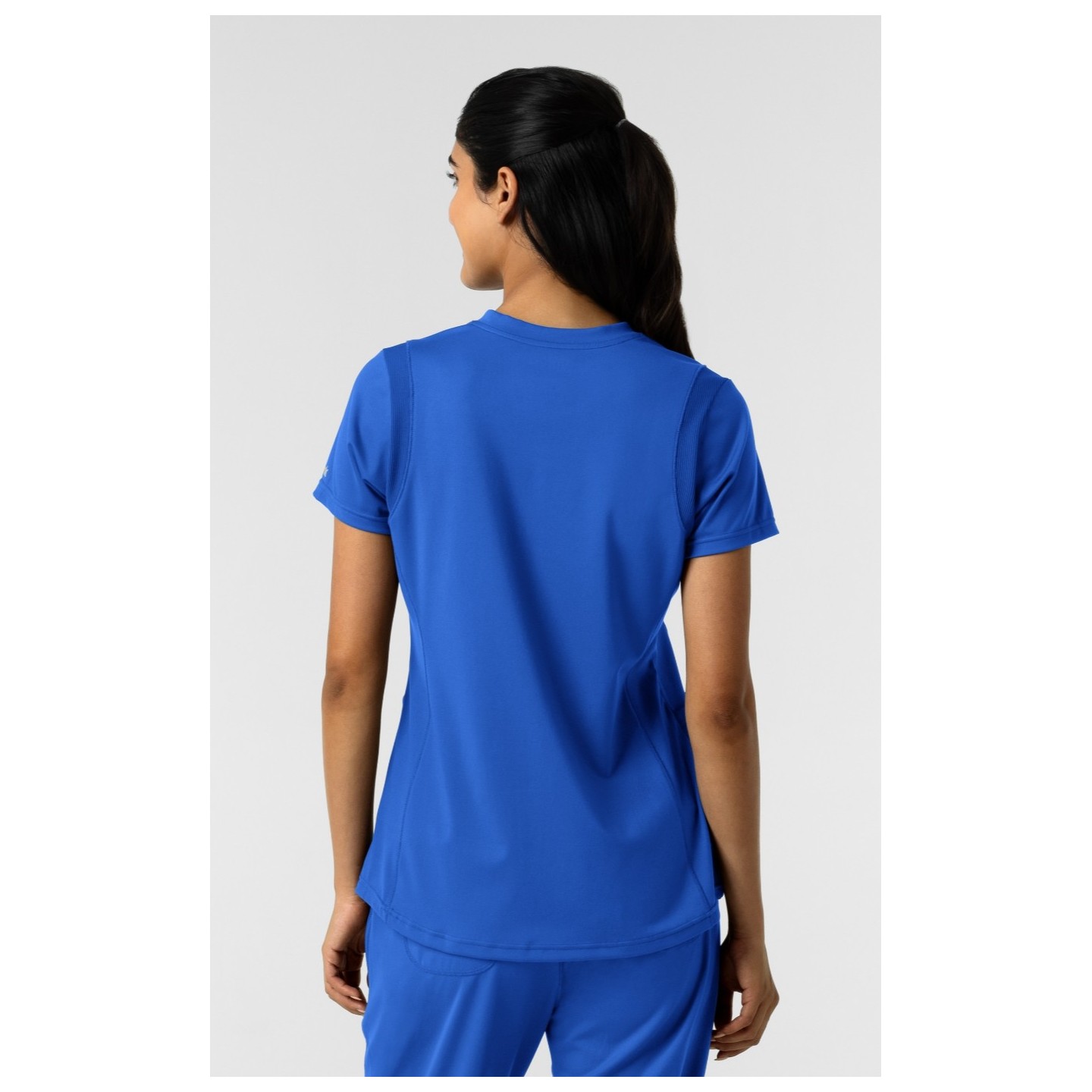 6559 Renew Knit Flex-n-Reach 2 Pocket V-Neck Top by WINK