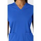6559 Renew Knit Flex-n-Reach 2 Pocket V-Neck Top by WINK