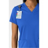 6559 Renew Knit Flex-n-Reach 2 Pocket V-Neck Top by WINK