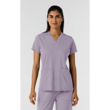 6559 Renew Knit Flex-n-Reach 2 Pocket V-Neck Top by WINK