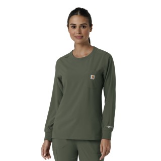 C13610 Carhartt Force Cross-Flex Haut à Manches Longues