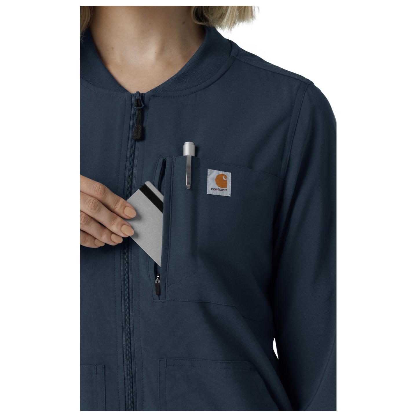 C82410 Carhartt Force Cross-Flex Lightweight Scrub Jacket
