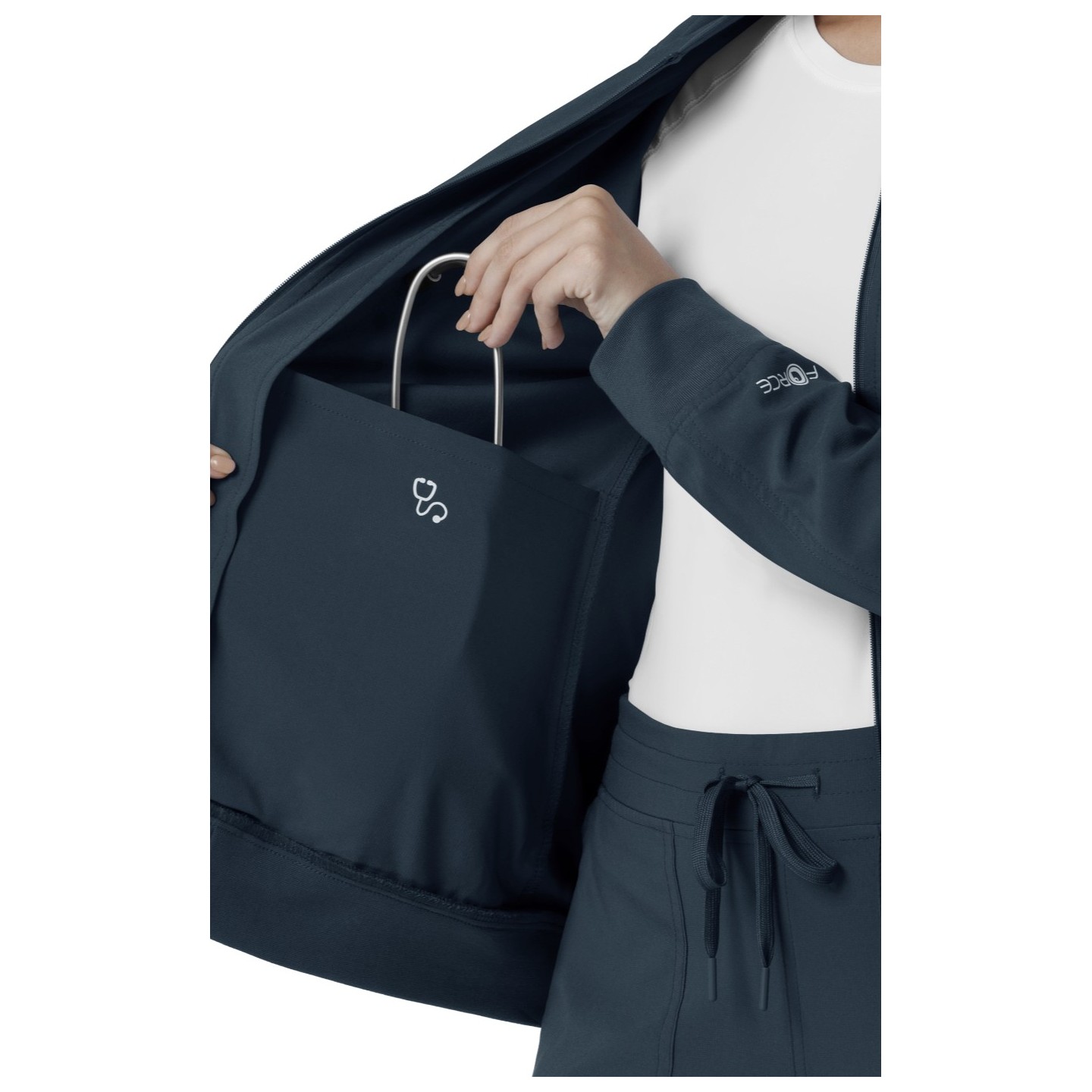 C82410 Carhartt Force Cross-Flex Lightweight Scrub Jacket