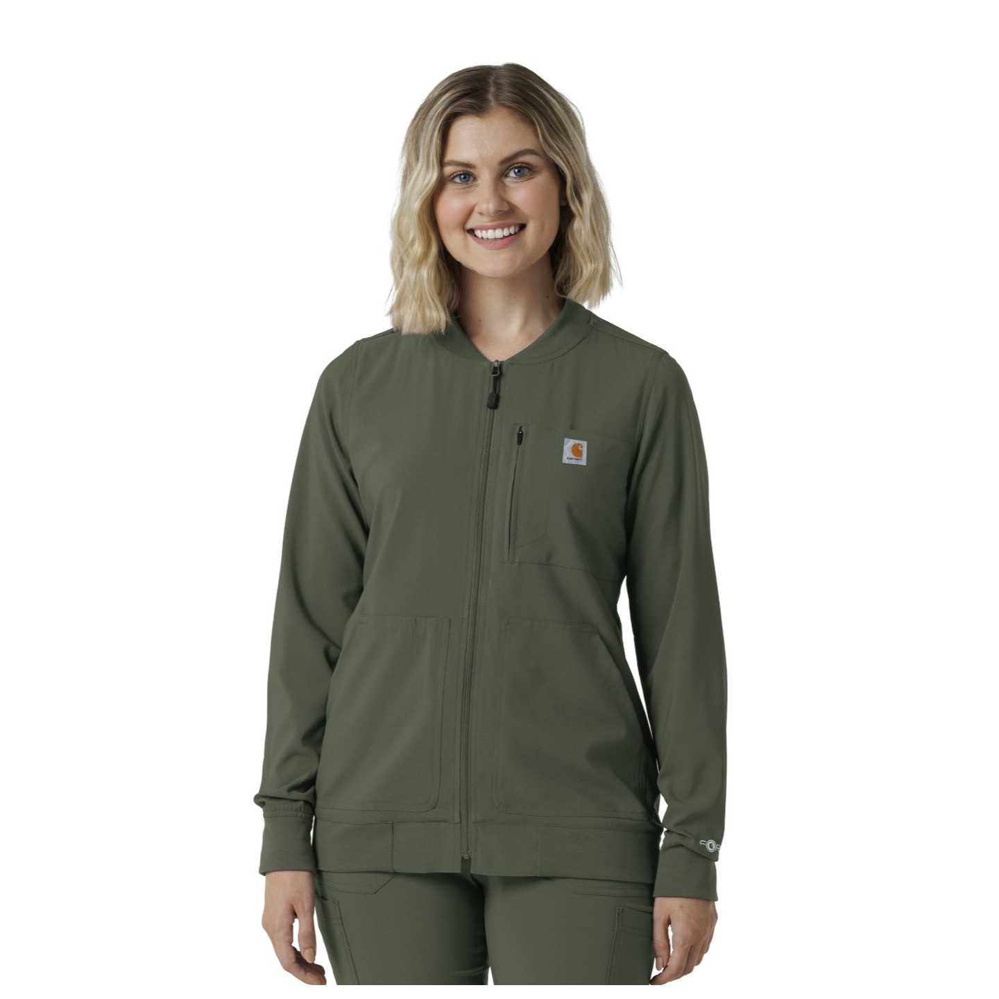 C82410 Carhartt Force Cross-Flex Lightweight Scrub Jacket