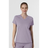 6259 RENEW Knit Flex-n-Reach V-Neck Raglan Top by WINK