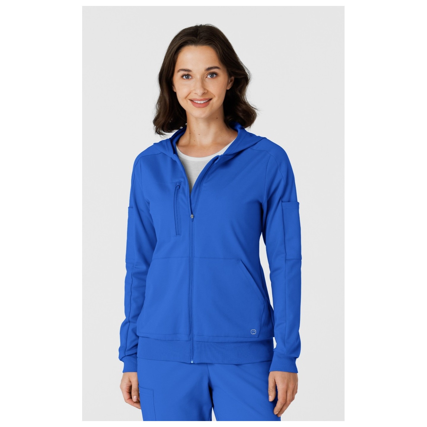 8159 Renew Knit 4 Pocket Zip Front Warm Up Jacket by WINK