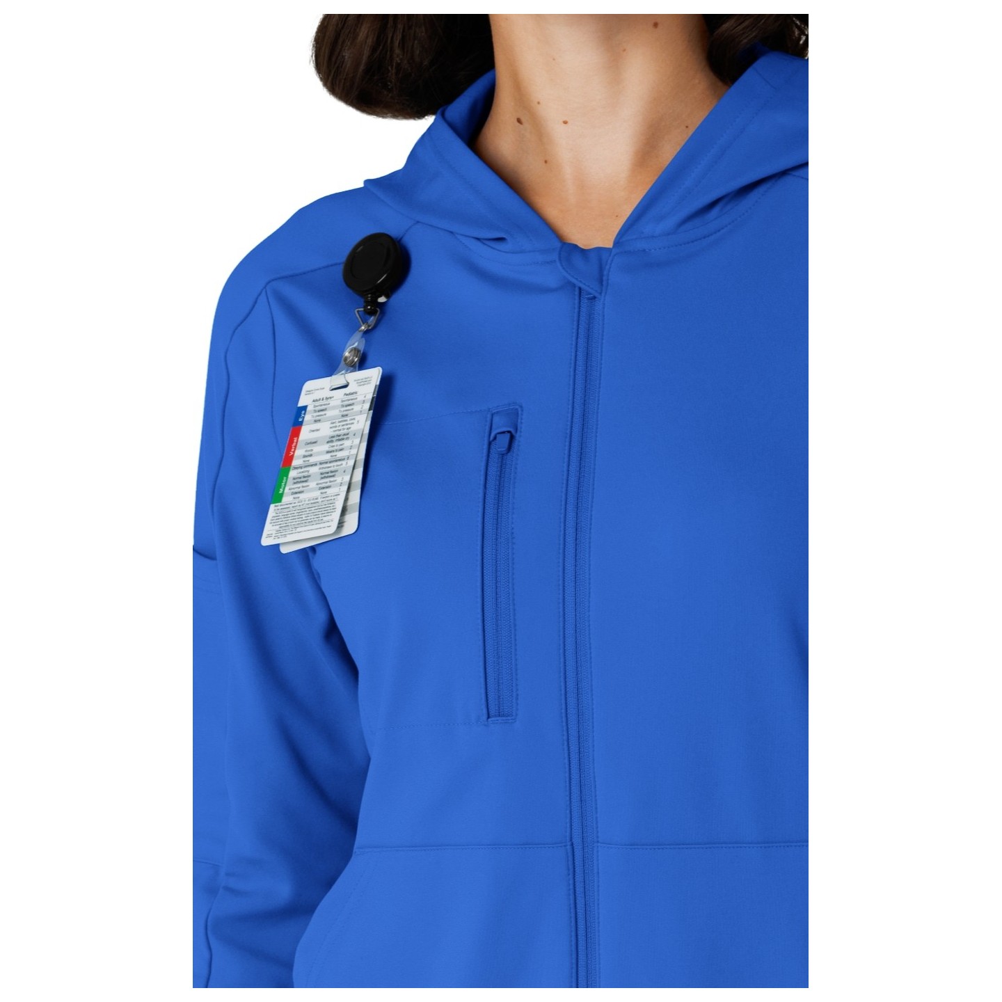 8159 Renew Knit 4 Pocket Zip Front Warm Up Jacket by WINK