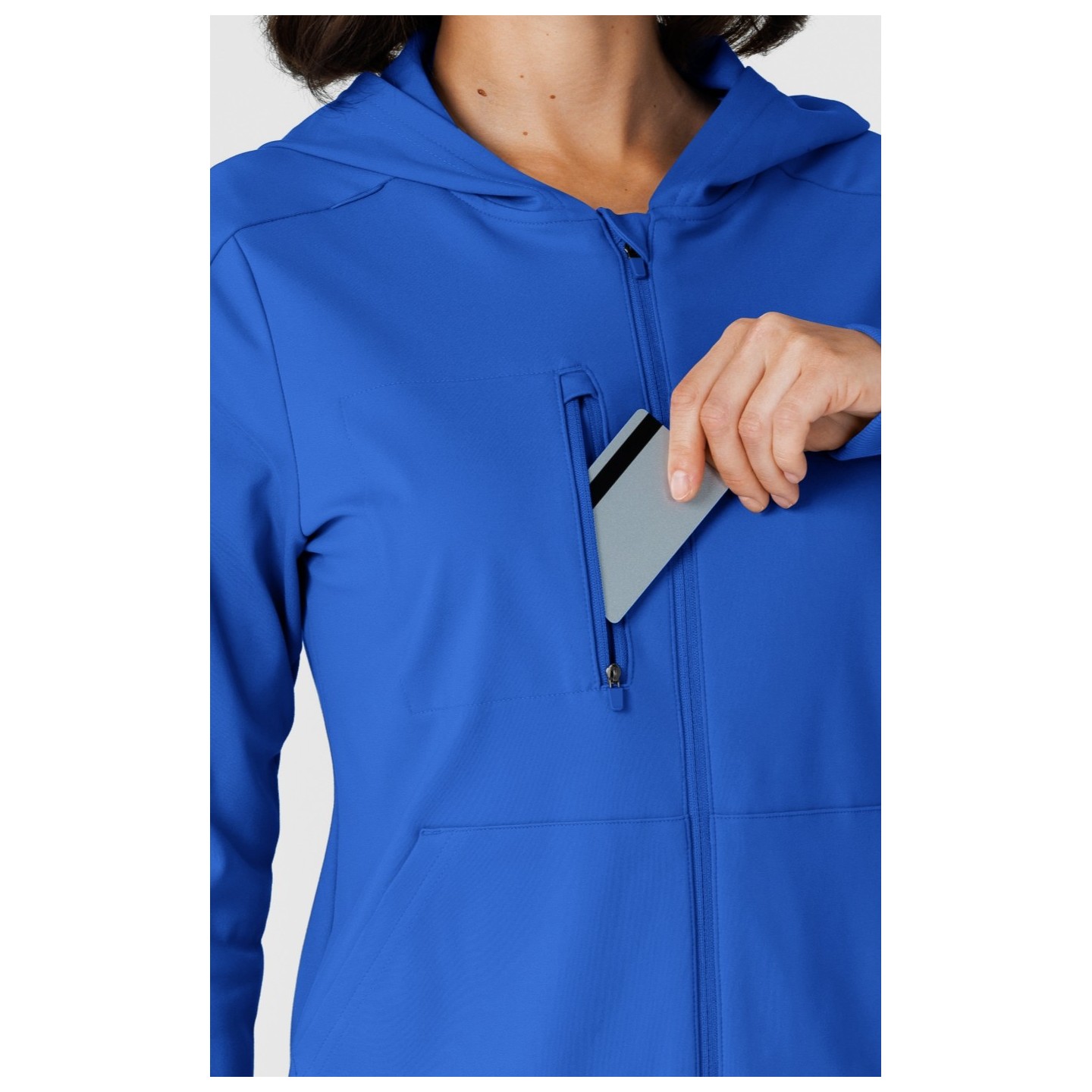 8159 Renew Knit 4 Pocket Zip Front Warm Up Jacket by WINK