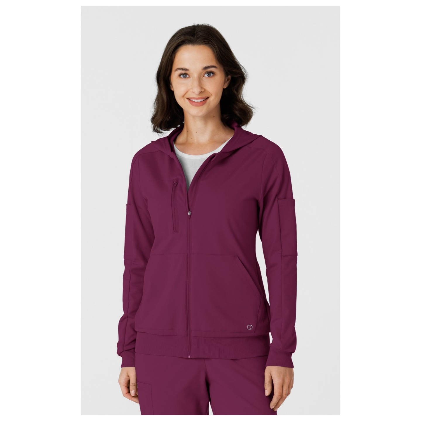 8159 Renew Knit 4 Pocket Zip Front Warm Up Jacket by WINK