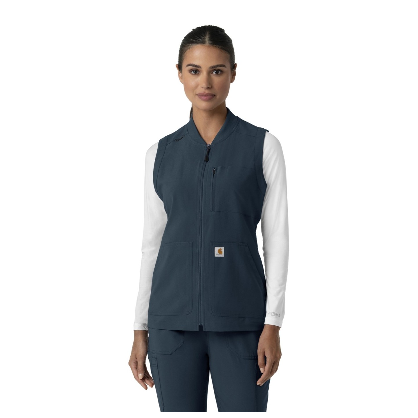 C82510 Carhartt Force Cross-Flex Lightweight Scrub Vest