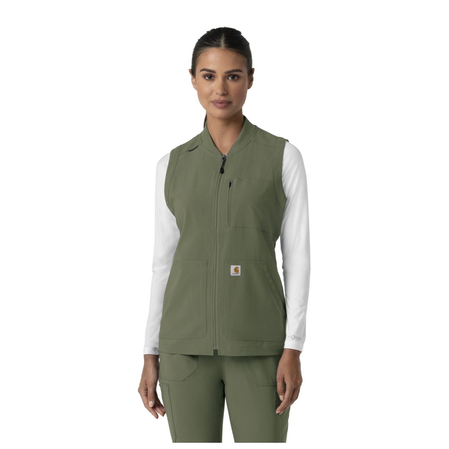 C82510 Carhartt Force Cross-Flex Lightweight Scrub Vest