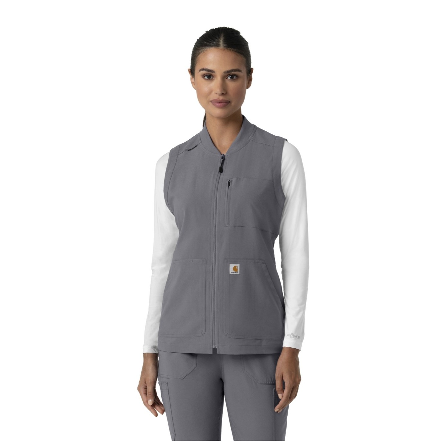 C82510 Carhartt Force Cross-Flex Lightweight Scrub Vest