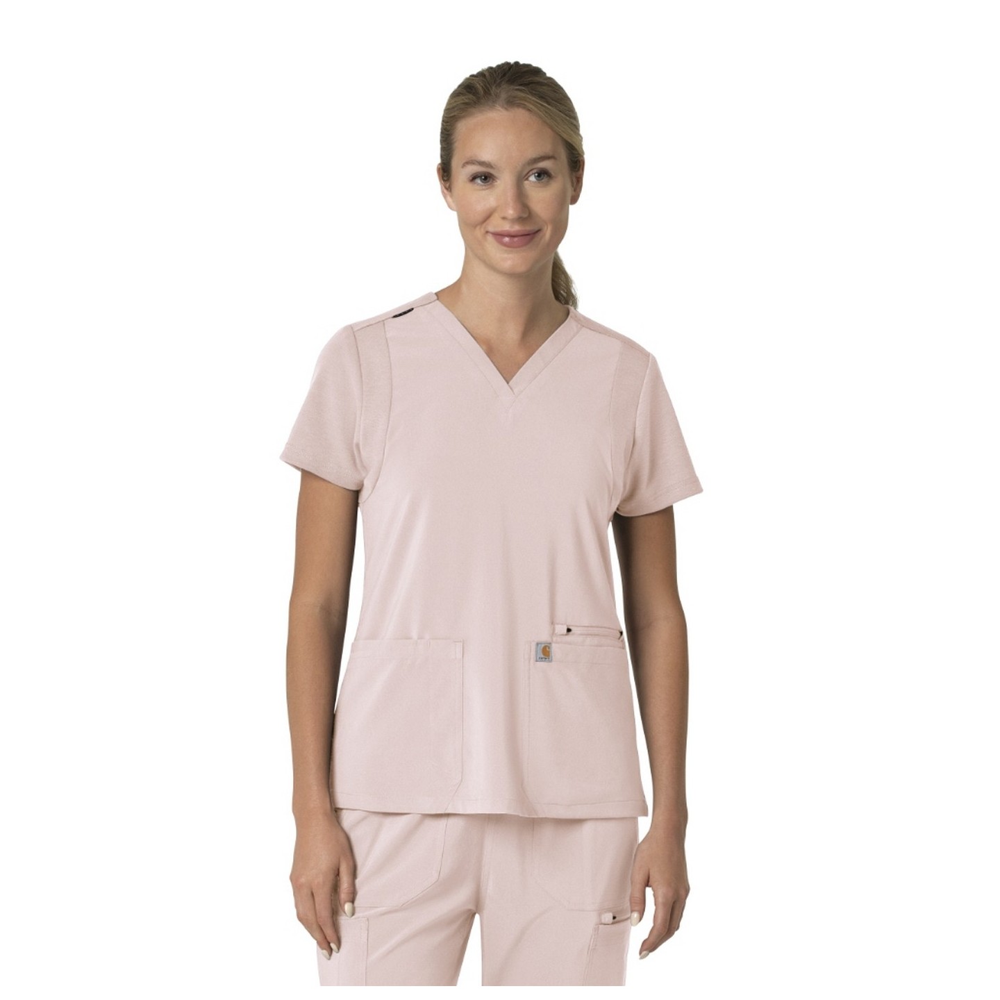 C13210 Carhartt Force Cross-Flex Flex Panel V-Neck Women's Top