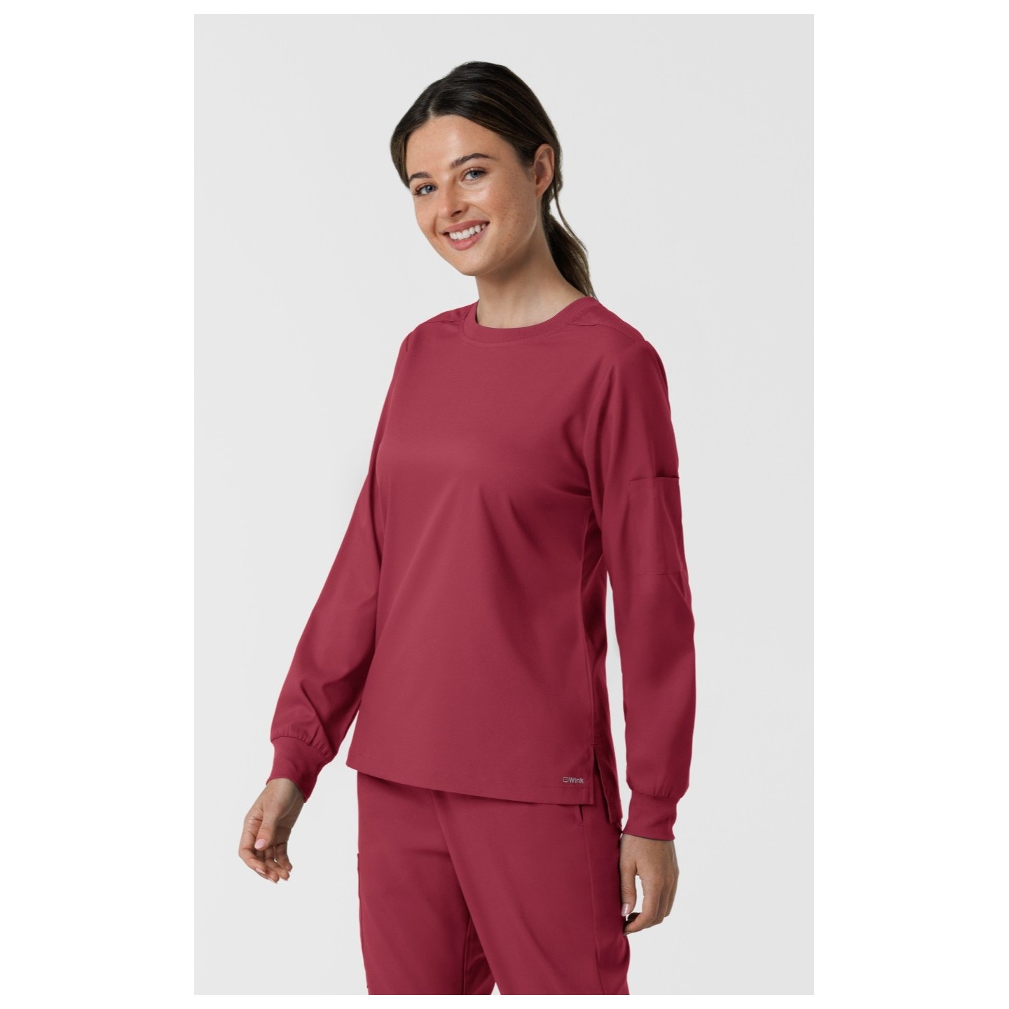 6551 Boundless Crew Neck Long Sleeve Top by WINK