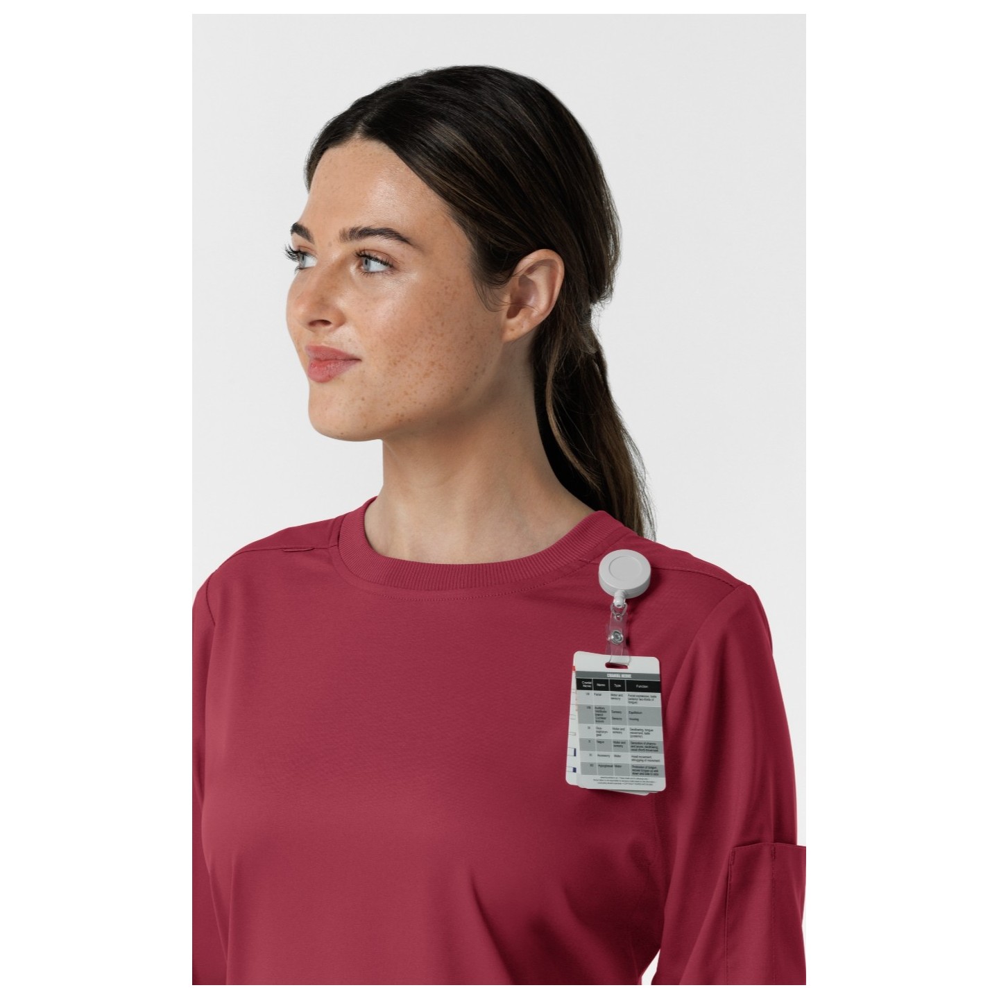 6551 Boundless Crew Neck Long Sleeve Top by WINK