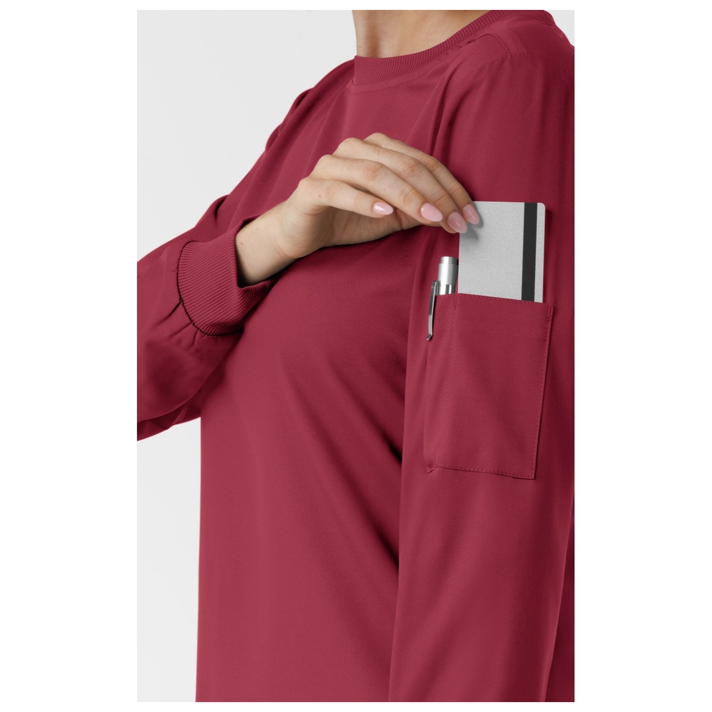 6551 Boundless Crew Neck Long Sleeve Top by WINK