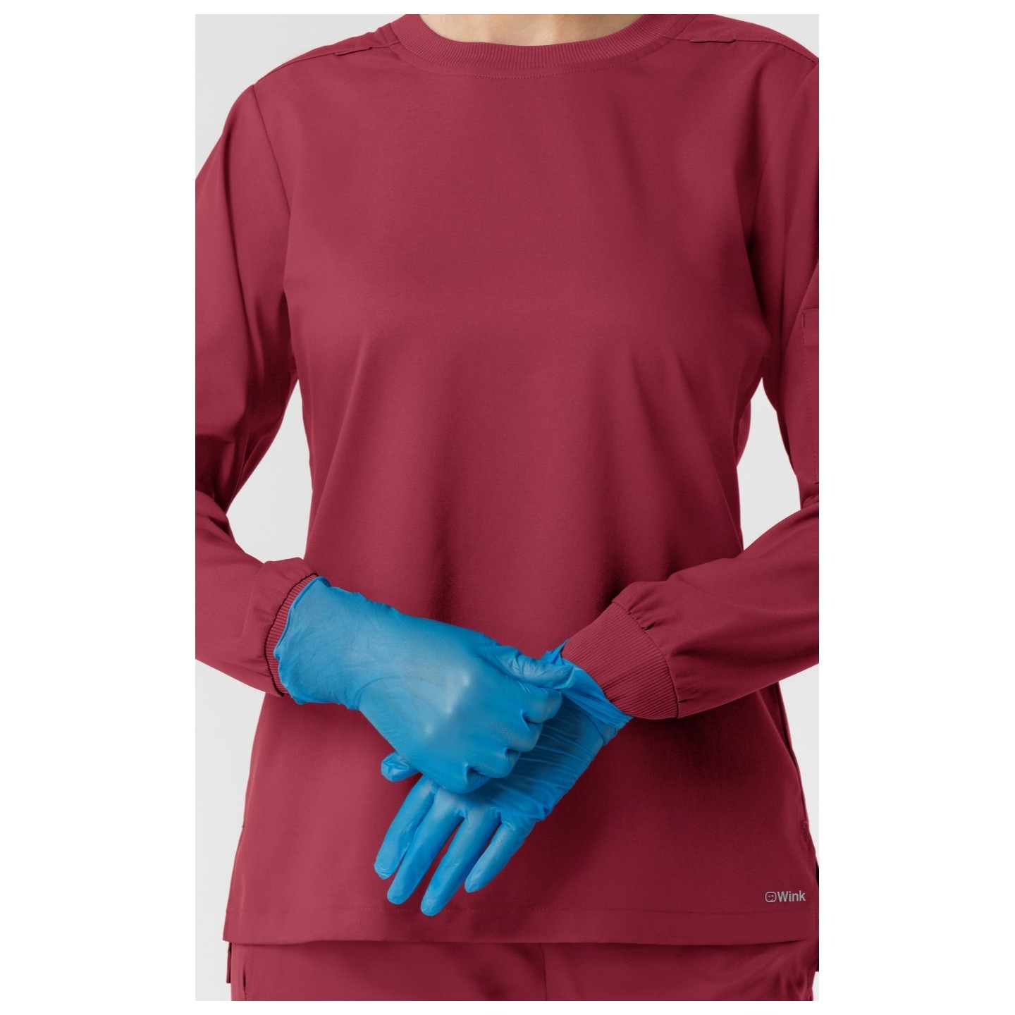 6551 Boundless Crew Neck Long Sleeve Top by WINK