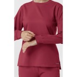 6551 Boundless Crew Neck Long Sleeve Top by WINK