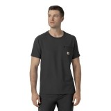 C16510 Carhartt Force Cross-Flex Men's Crew Neck Scrub Top