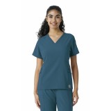C13310 Carhartt Force Cross-Flex Knit Panel Scrub Top 