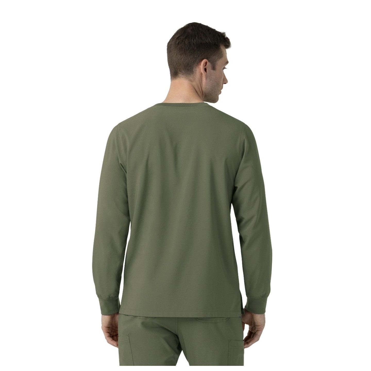 C16610 Carhartt Force Cross-Flex Men's Long Sleeve Scrub Top