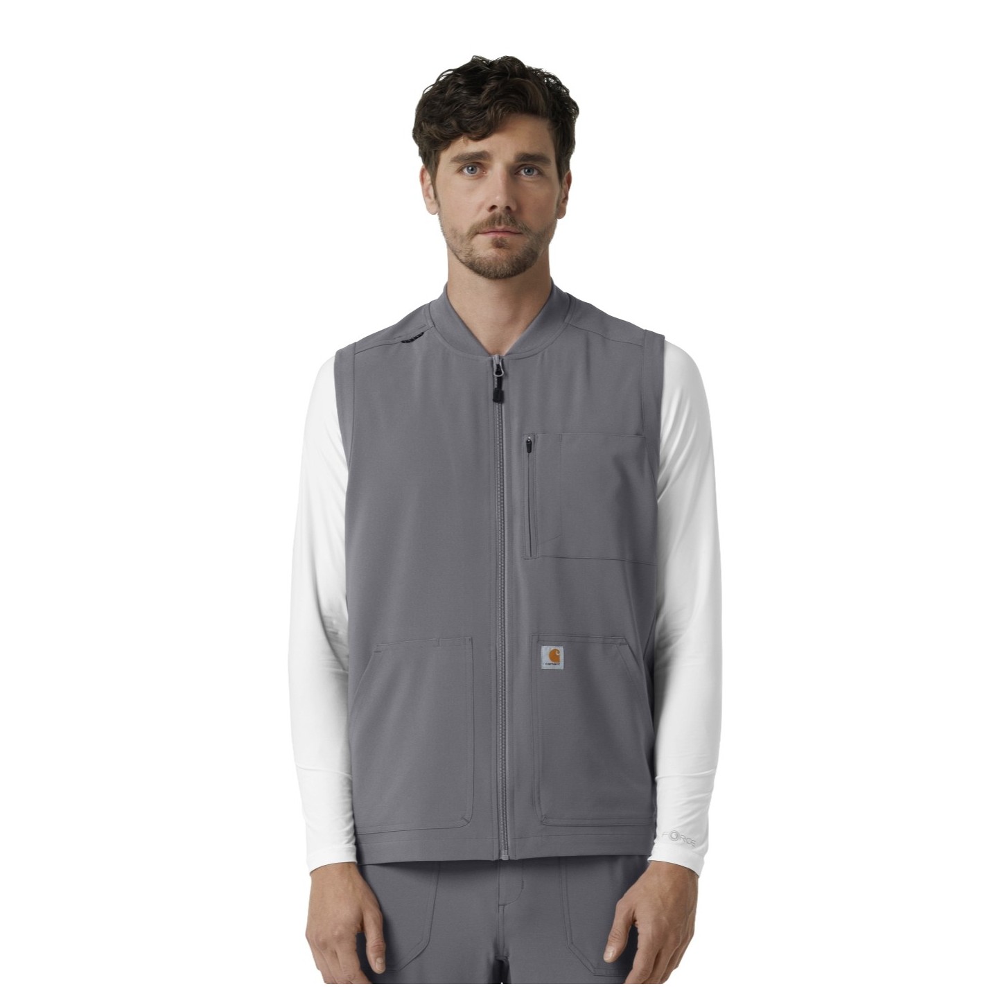 C86510 Carhartt Force Cross-Flex Men's Lightweight Scrub Vest