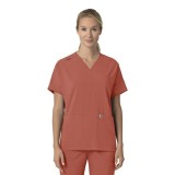 C13110 Carhartt Force Cross-Flex Haut à Coupe Carrée Moderne pour Femmes