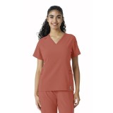 C13310 Carhartt Force Cross-Flex Knit Panel Scrub Top 