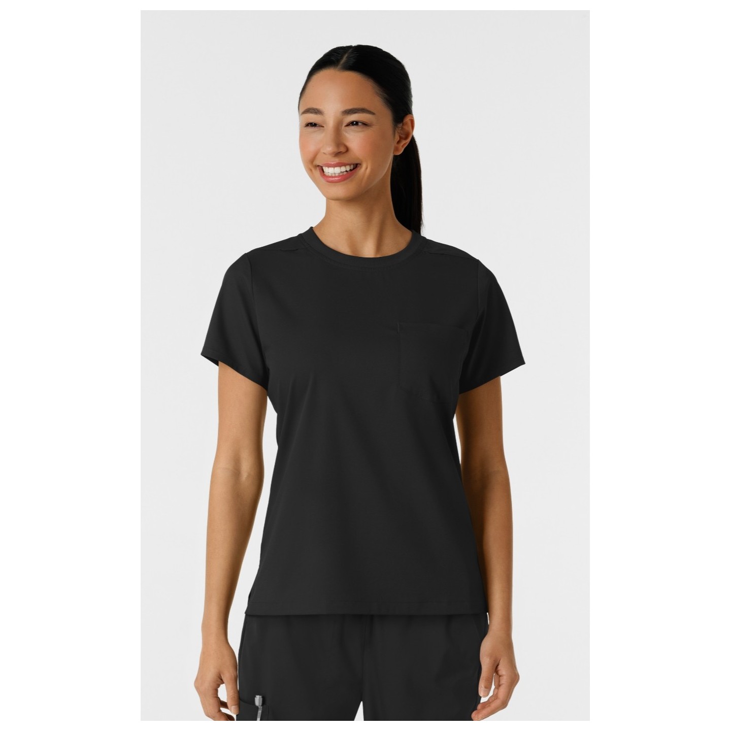 6451 Boundless Haut T-Shirt Classique à Col Rond par WINK