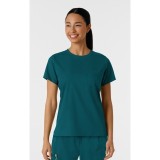 6451 Boundless Classic Women's Crew Neck Tee Scrub Top by WINK