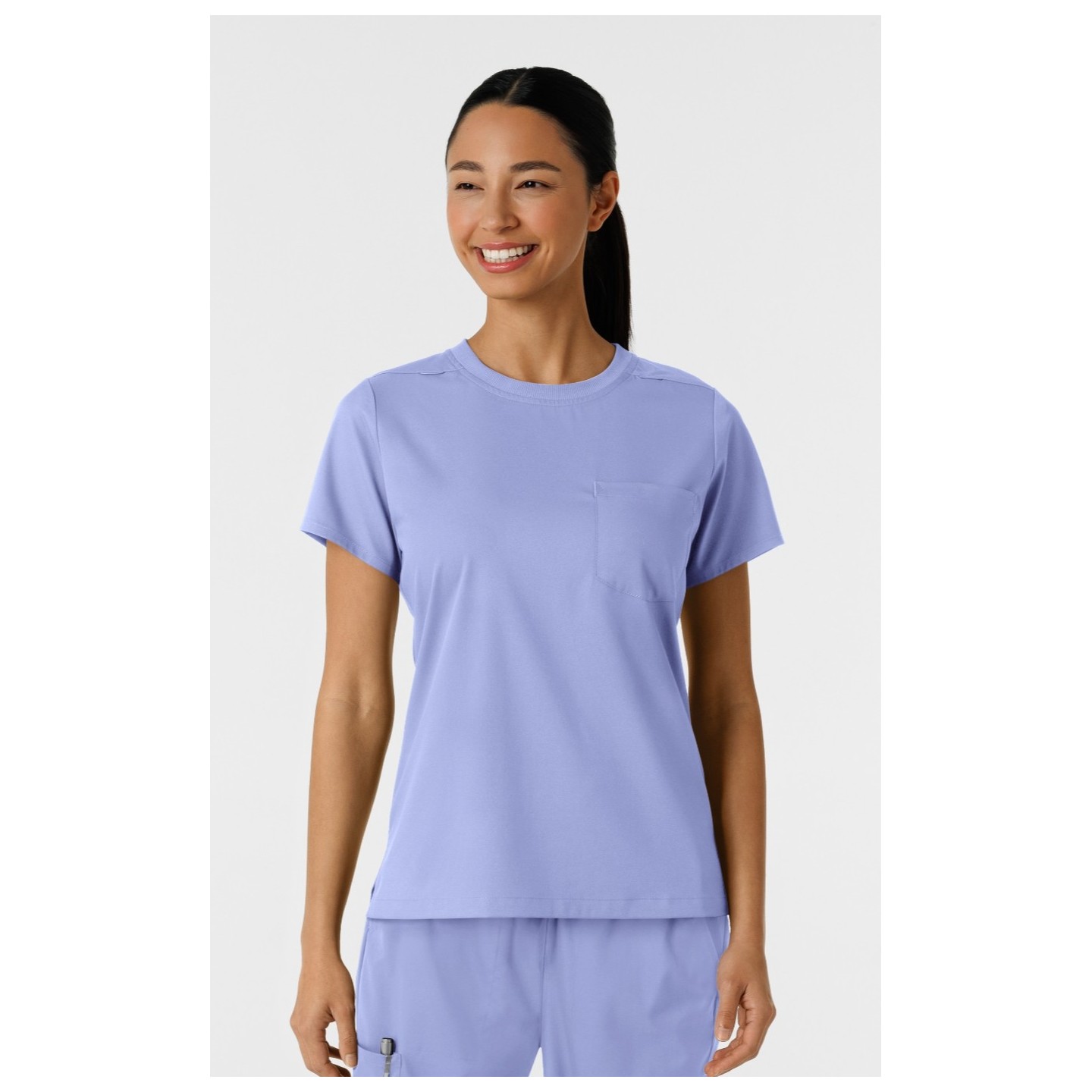 6451 Boundless Classic Women's Crew Neck Tee Scrub Top by WINK