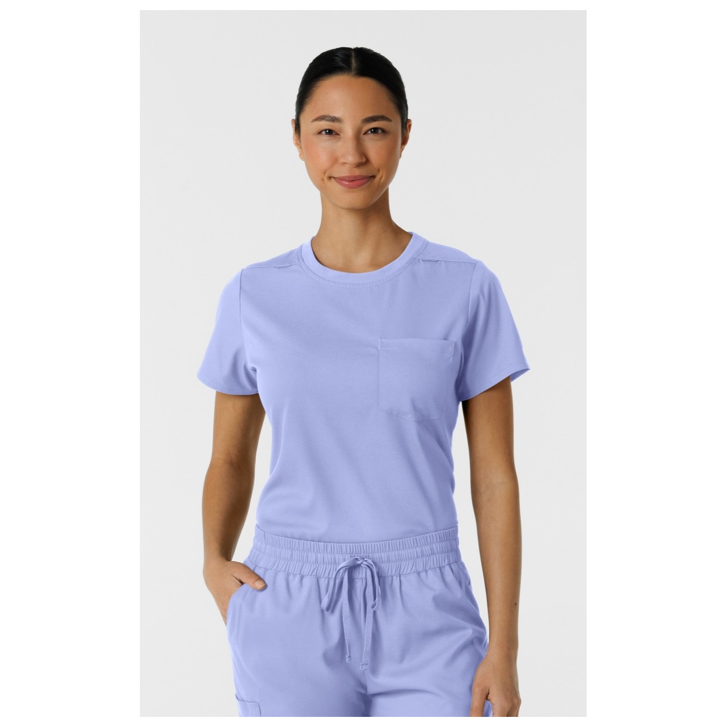 6451 Boundless Classic Women's Crew Neck Tee Scrub Top by WINK
