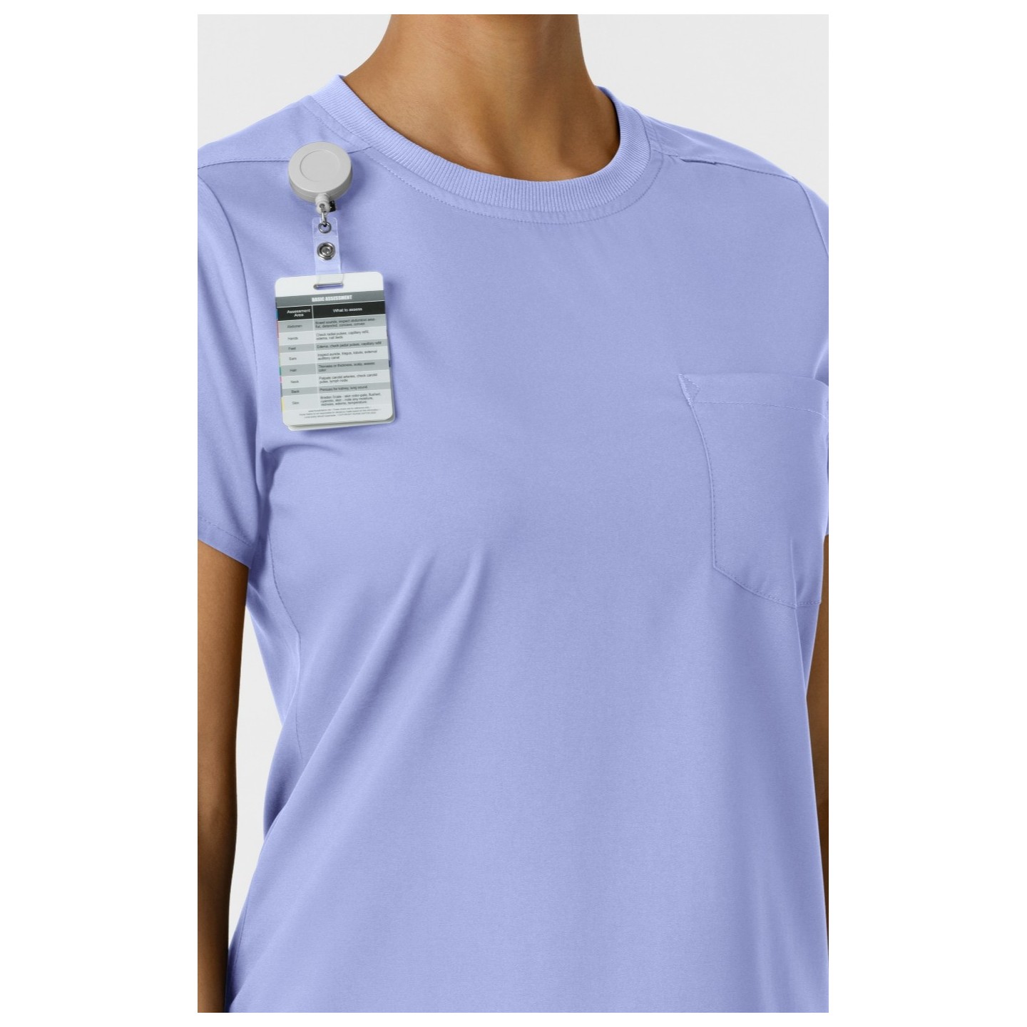 6451 Boundless Classic Women's Crew Neck Tee Scrub Top by WINK