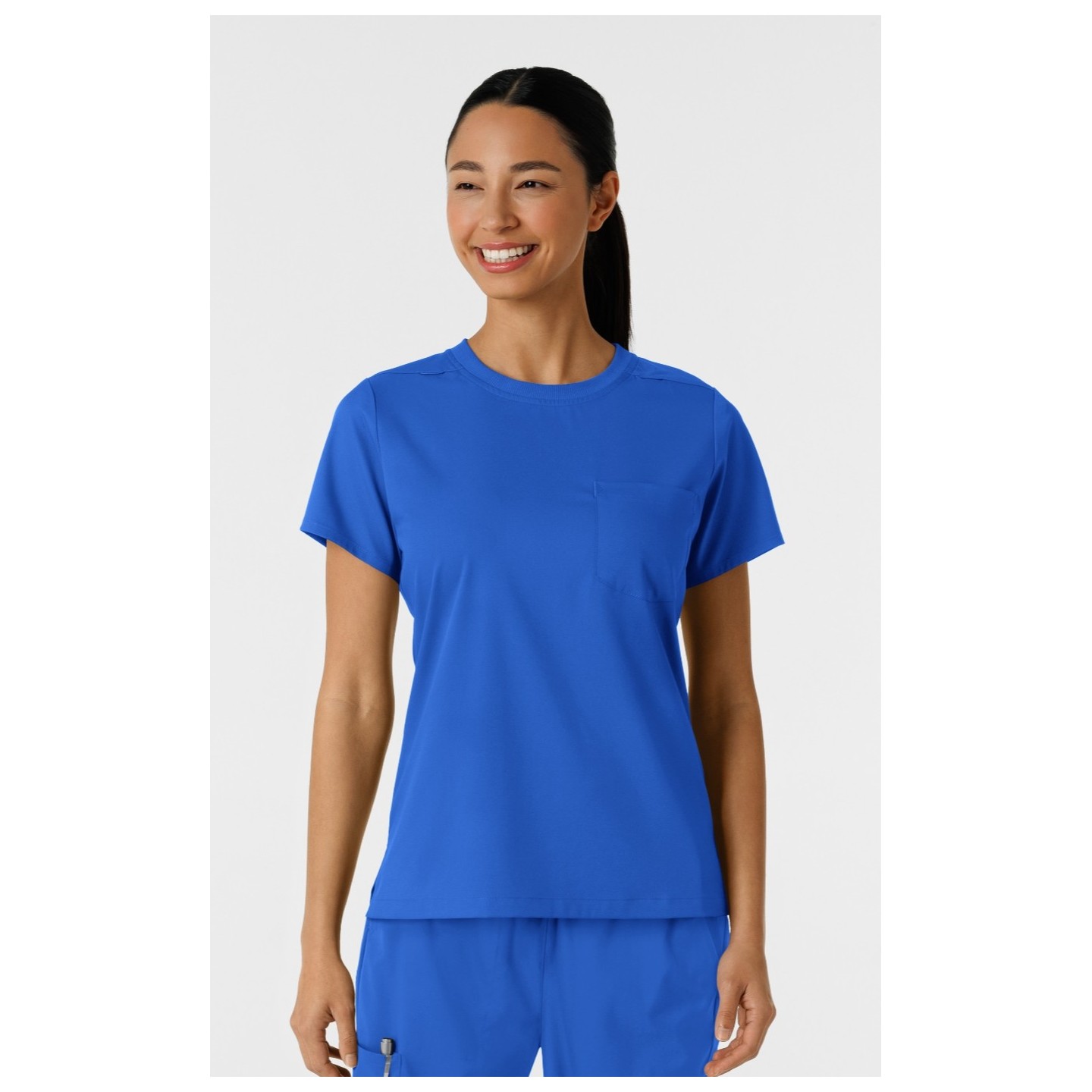 6451 Boundless Classic Women's Crew Neck Tee Scrub Top by WINK