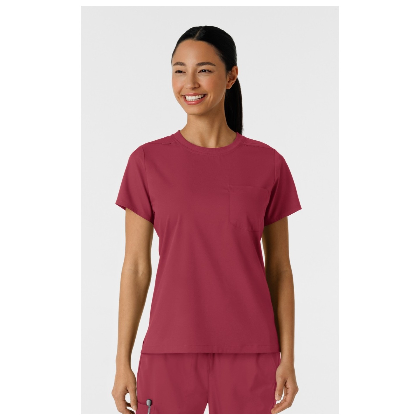 6451 Boundless Classic Women's Crew Neck Tee Scrub Top by WINK