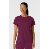 6451 Boundless Classic Women's Crew Neck Tee Scrub Top by WINK