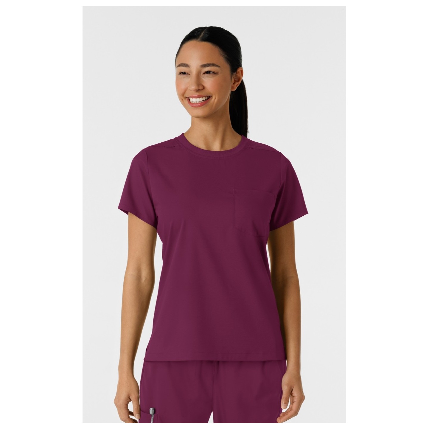 6451 Boundless Classic Women's Crew Neck Tee Scrub Top by WINK