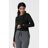 2149 Layers Engineered Long Sleeve Underscrub Top with Watch Windows by WINK