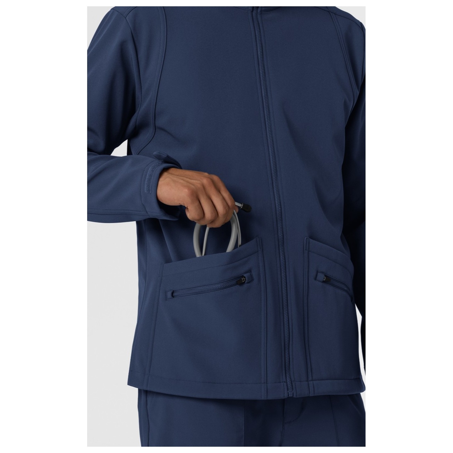 8609 Layers Men's Water Resistant Soft Shell Scrub Jacket by WINK