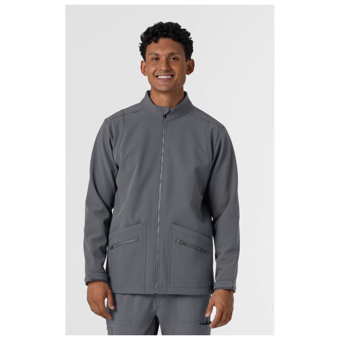 8609 Layers Men's Water Resistant Soft Shell Scrub Jacket by WINK