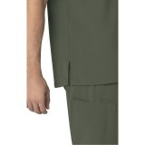 C16310 Carhartt Cross-Flex Men's Henley Scrub Top