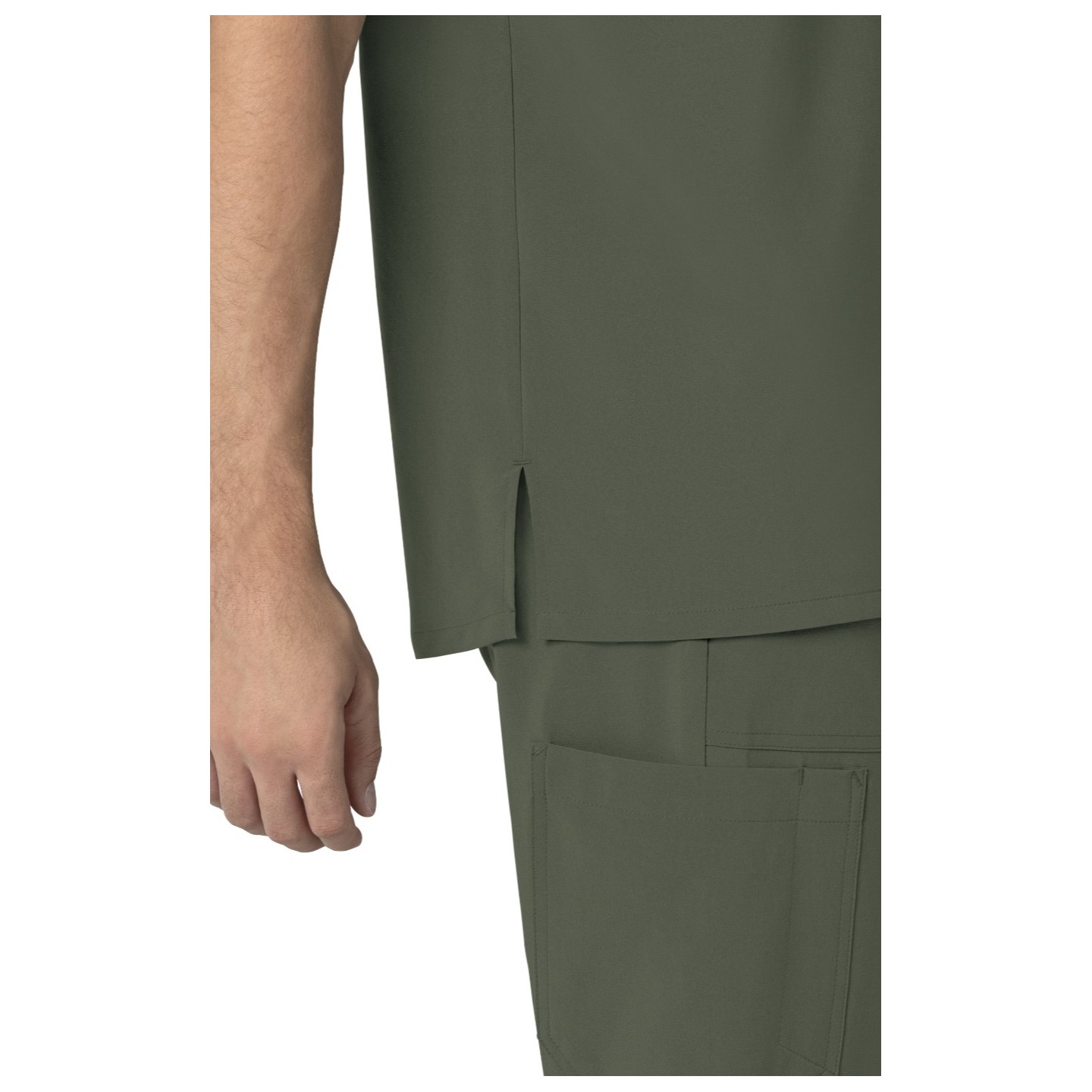 C16310 Carhartt Cross-Flex Men's Henley Scrub Top